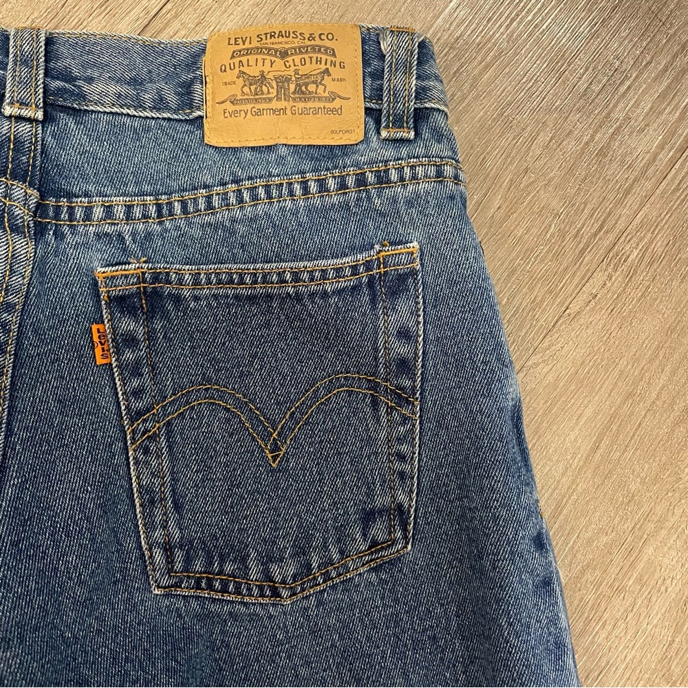 Vintage Levi Strauss & Co Orange Tab Blue Jeans